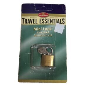 Travel Essentials Mini Lock New in Package